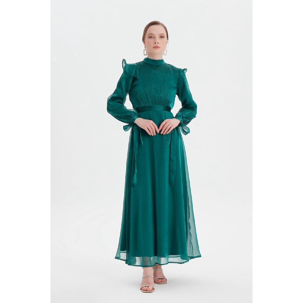 Темно-синее вечернее платье Mira