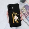 Для Vivo Y90 Y91C Y77E Y53S Y56 Y70S Y72T Y74 Y75 Y81 Модный жидкий силиконовый чехол для пары с цветочными буквами для Vivo Чехол для телефона Funda Coque Bumper