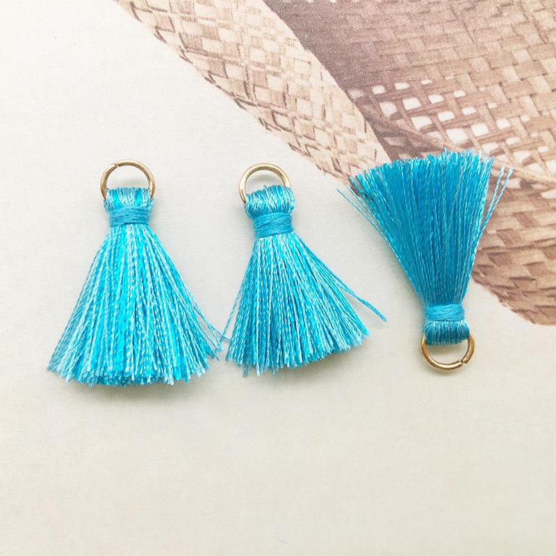 Multicolor Handmade Tassel Earrings & Keychain Bag Pendant