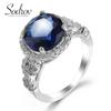 SODROV классические синие ювелирные изделия с цирконием, свадебное кольцо с кубическим цирконием