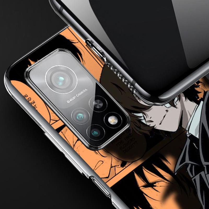 Чехол для телефона Bungo Stray Dogs Манга Для Xiaomi Redmi Note 15 14 13 12S 12 11 Pro Plus 14S 11S 11E 10 10S 11T 5G Персонализированный чехол