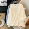 Autumn Plus Size Women's Love Printed Loose Sweatshirt Casual Long Sleeve Pullover