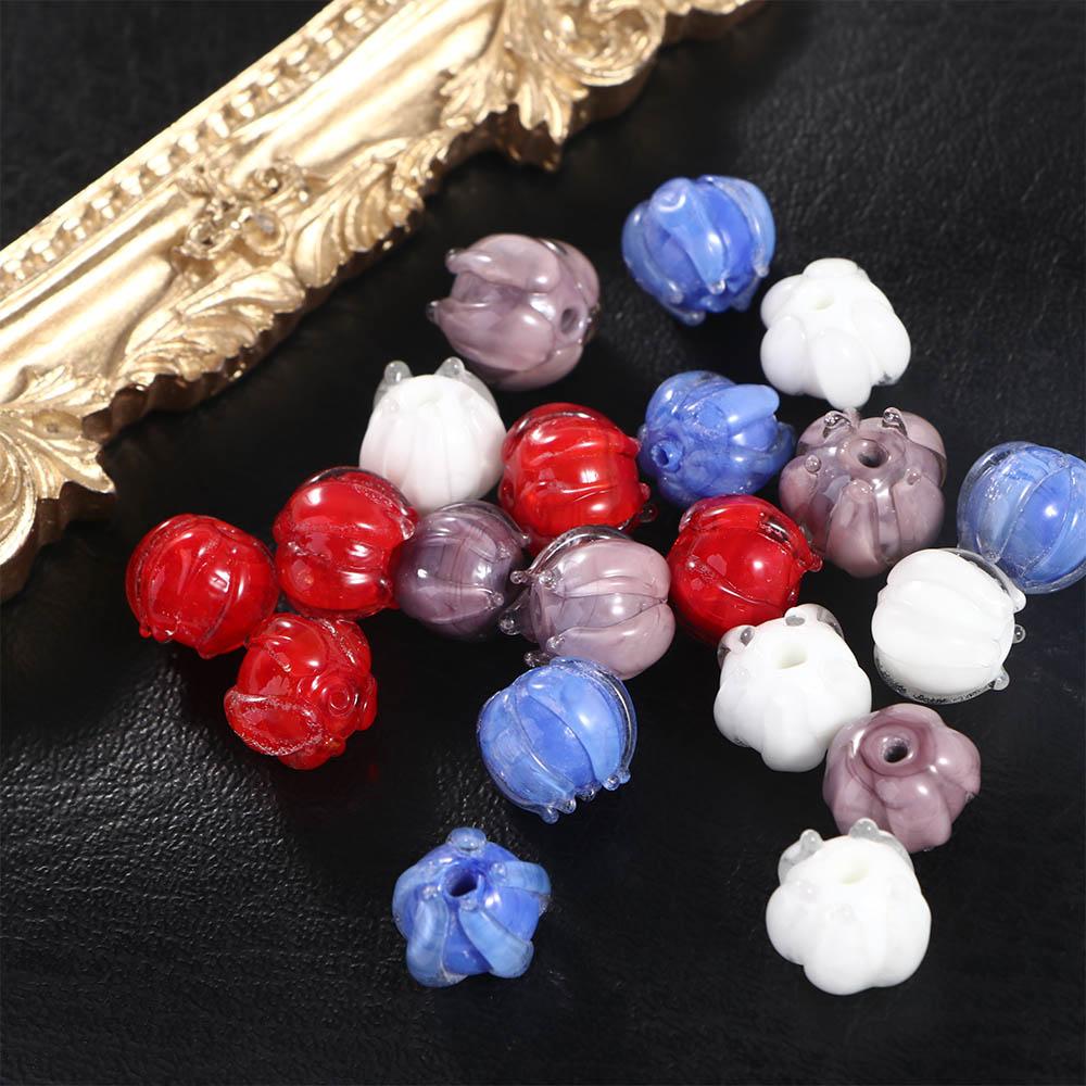 Для ожерелья серег для DIY бусины-бутоны цветов бусины лэмпворк бусины люли в древнем стиле