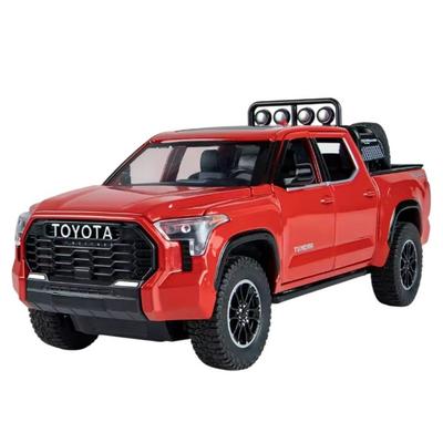 1:Металлическая модель автомобиля Toyota Tundra в масштабе 1:24 - Красная