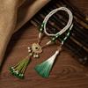 Elegant Chinese Style Necklace Exquisite Cheongsam Necklace Retro Hanfu Necklaces  Jewelry