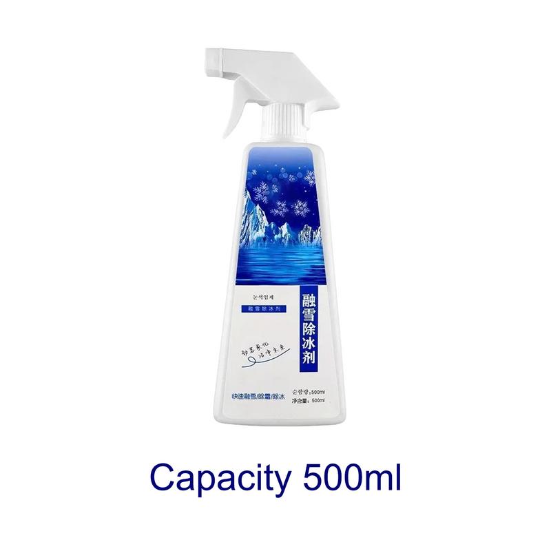 500 мл Ice Off Windshield Spray Противообледенительный спрей для лобового стекла Средство для удаления льда Тающий спрей для мебели Стекла Фары заднего вида