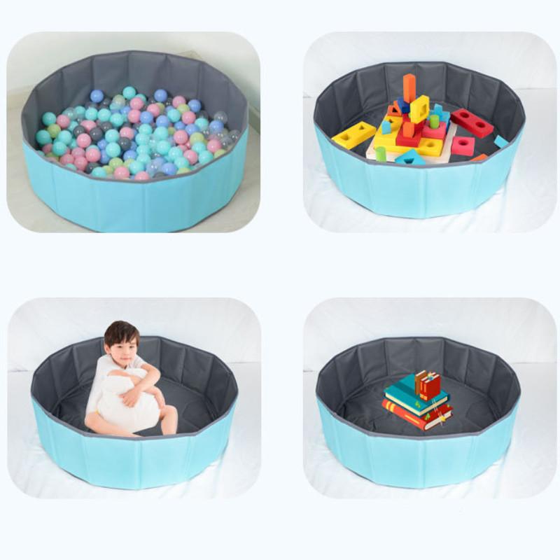 Просторный и прочный складной манеж-игровая площадка с шариками для детей с 10 фунтами фарфорового песка