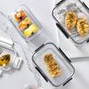 1/3 шт. прозрачная коробка для еды герметичный контейнер для ланча с крышкой без BPA прозрачный штабелируемый пыленепроницаемый контейнер для хранения еды, пригодный для мытья в посудомоечной машине