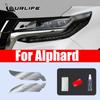 Передняя фара для Toyota alphard AH30 2015 2016 2017 2018- Фары TPU Smoked Black Аксессуары для фар