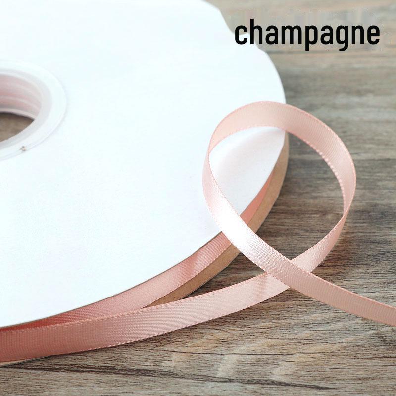 1 см шелковая лента высокой плотности для изготовления бантов своими руками, упаковки подарков, украшения тортов и цветочных букетов