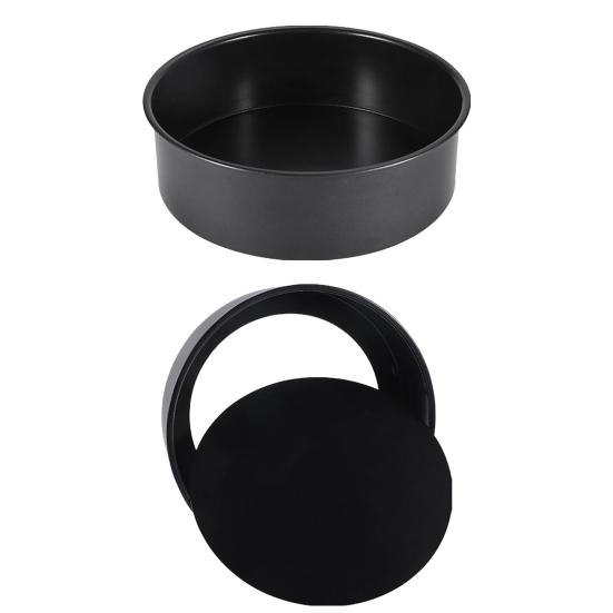 8-дюймовая форма для торта из углеродистой стали с антипригарным покрытием, пищевая, легкосъемная, шифоновая форма для выпечки тортов, которую можно мыть в посудомоечной машине, круглая форма для торта, кухонные гаджеты