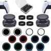 Freak PS5 Compatible PS4 Controller Stick Cover Controller Assist Ring with Storage Case Stick Stick Protective Black Set ZHI-NYLLDJS (2 Freaks/12