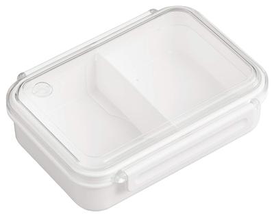 OSK Bento Box Lunch Box Whole Frozen Lunch Box White 650ml Made in Japan Можно мыть в посудомоечной машине [Контейнер для хранения/Можно использовать в морозильной камере/Можно использовать в микроволновой печи/С разделителями]