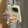 Стиль Ins Подвеска для мобильного телефона Цепочка с яблочным сердцевиной Подвеска с бусинами Цепочка с камерой Ручная работа Милое Сердце Девочки Маленькие Аксессуары для Группы