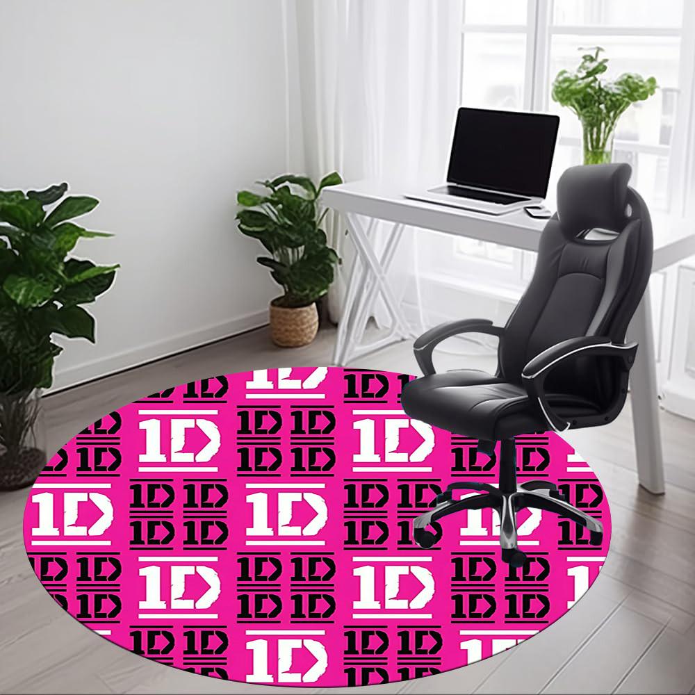 1pc One Direction Merchandise Chair Carpet for Office Non Slip, Lightweight, Machine Washable Rug for Office, Sleeping, Room Holiday Decor
