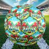 Custom Name Personalized Blue Smurfs Print Size 5 Soccer Ball Training & Match Football, for Team, Kicking, Gift for Football