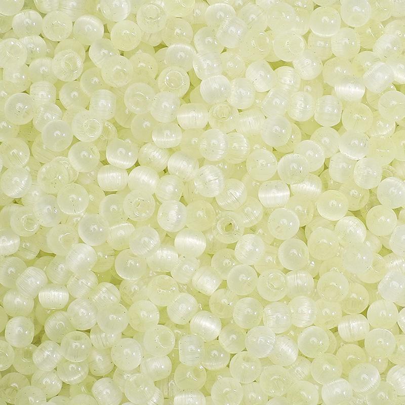 4 мм желейные стеклянные бусины «кошачий глаз» из проса, свободные бусины, аксессуары ручной работы, нанизанные вручную бусины, круглые бусины, цепочка для сотового телефона, круглые бусины, прекрасный цвет