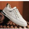 Удобная мужская летняя новая универсальная дышащая спортивная повседневная белая обувь молодежный тренд универсальная маленькая белая мужская обувь