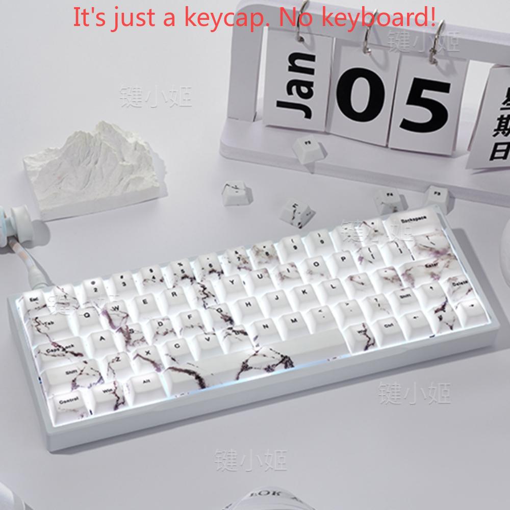 130 клавиш Клавиши с мраморной темой Cherry PBT 3.0 Осенний вид Персонализированные клавиши для механических клавиатур с переключателями Mx