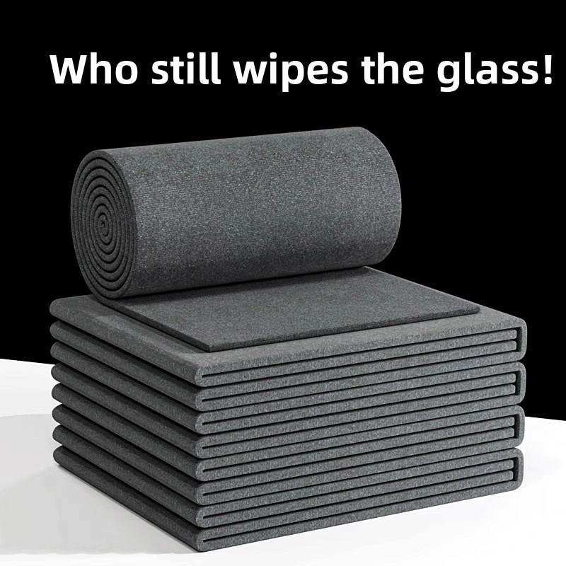 Волшебная салфетка для мытья окон - Очень толстая, не оставляет разводов и водяных знаков, бытовая впитывающая салфетка