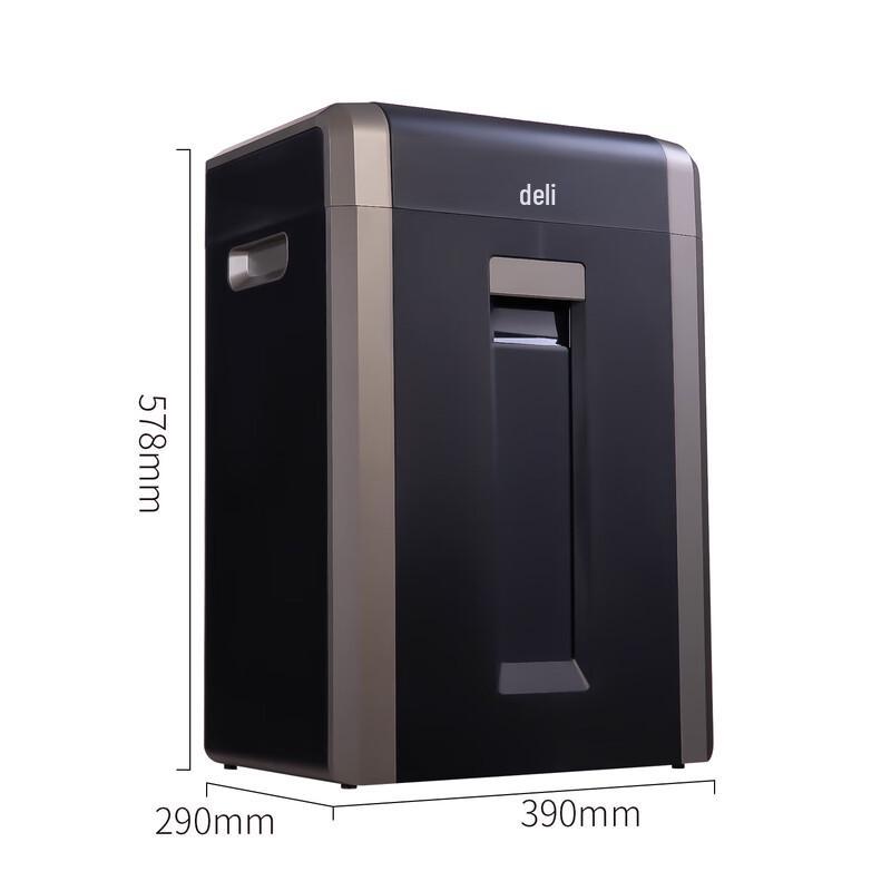 Deli 14403 Business Cross-Cut Shredder P-4 16-Sheet 31L CN plug (adapter included)