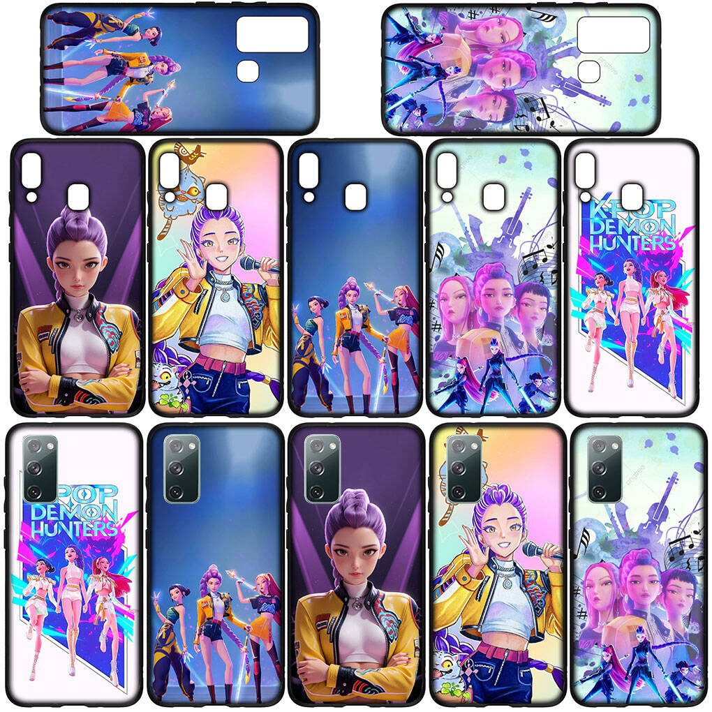 Phone Case for Samsung Galaxy S25 S23 S22 S24 Ultra FE A05 A06 A15 A16 A36 A37 A35 A54 A55 A56 A57 A25 A26 A53 A17 Zoey KPop Demon Rumi Hunter X Cover
