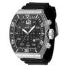 Pro Diver Chronograph Silicone Strap Black Dial Quartz 47282 100M Men's Watch