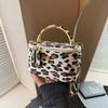 Сумка Премиум Сумка Женская 2025 Ранняя Осень Тренд Мода Леопардовый Принт Цепочка Сумка Через Плечо Сумка Кроссбоди