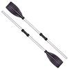 2pcs Aluminum Alloy Detachable Float Afloat Oars Boat Rafting Paddle Canoe Oar Boating