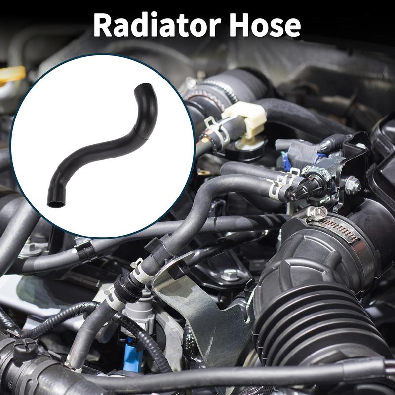 X Autohaux Radiator Hose Heater Hose for Land Rover Range Rover III (L322) 2002-2012 No.PCH503200 Rubber Water Pipe Black 1 Pc