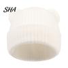 Breathable Knit Cap for Toddlers Baby Knitted Hat, Cute Bear Ear Winter Warm Stretchy Daily Wear Hat Babies Soft Cozy Skull Newborn Infant Toddler
