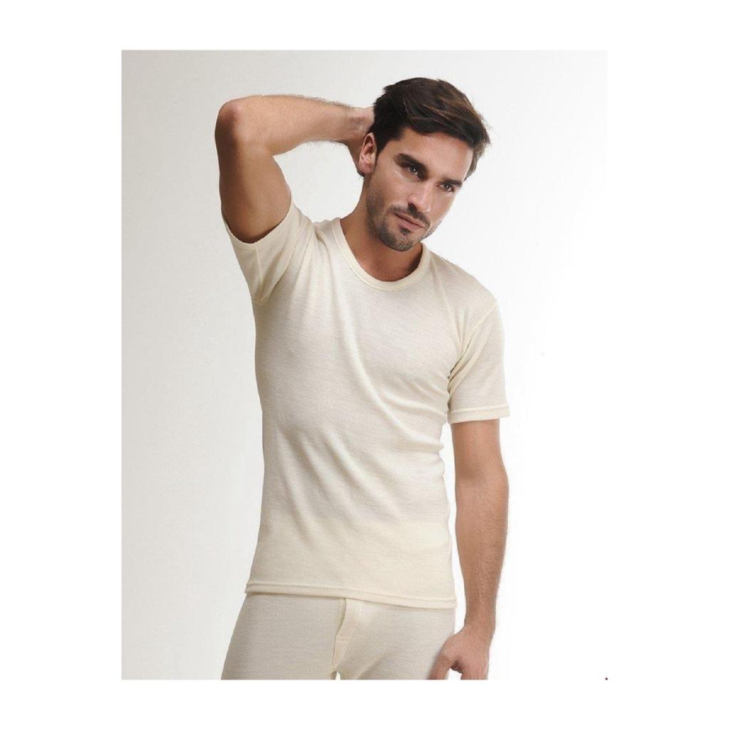 Мужская шерстяная майка 100 Super Battal с короткими рукавами