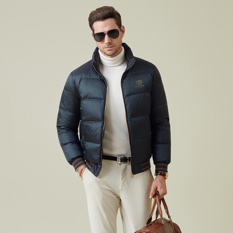 Daduo Duck Down 2025 Winter Men's Jacquard Down Jacket