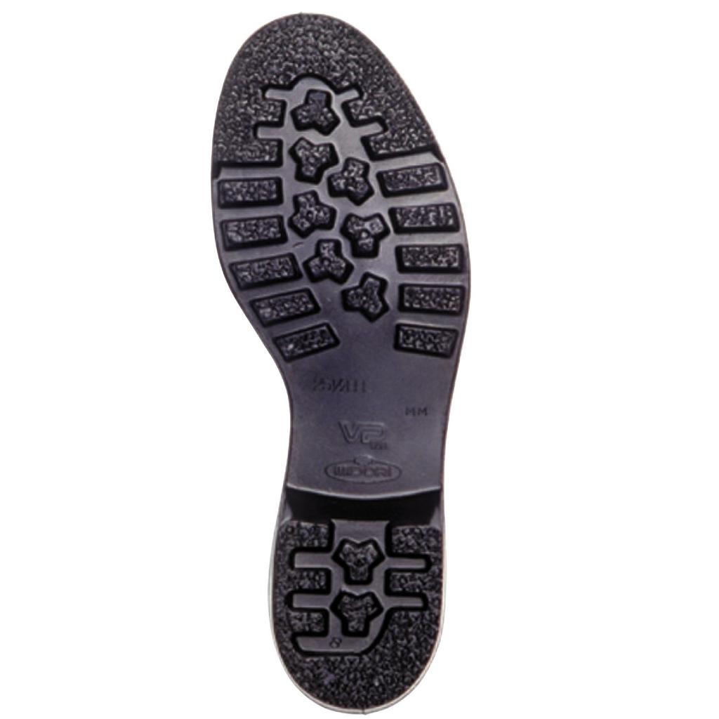 Midori Anzen Safety Shoes, JIS Standard, Mid-Lace Boots with Toe Cap, V262N, Steel Outer, Black, Size 25.0 Cm