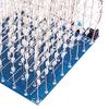 Электронное оборудование, 8 слоев, динамический 3D 8x8x8, набор светодиодных кубов «сделай сам», для практического обучения пайке