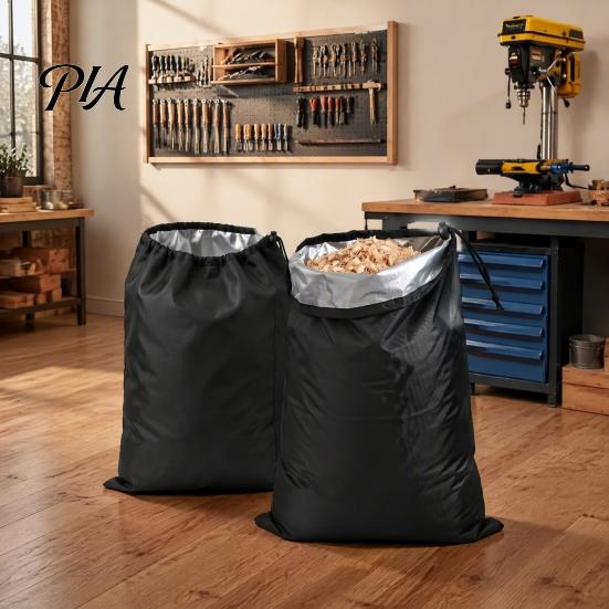 Heavy Duty Oxford Cloth Bag 1/2Pcs Wood Chipper Shredder Collection Bags, Large Capacity Drawstring Bag, Leaves Storage for Chips, and Yard Waste