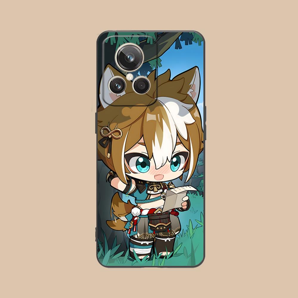 Game GI Gorou Mobile Phone Case for Realme GT 8 Neo Pro C75 73 71 C67 65 C55 53 C35 31 C20 15 Colorful Printing Cover Luxury