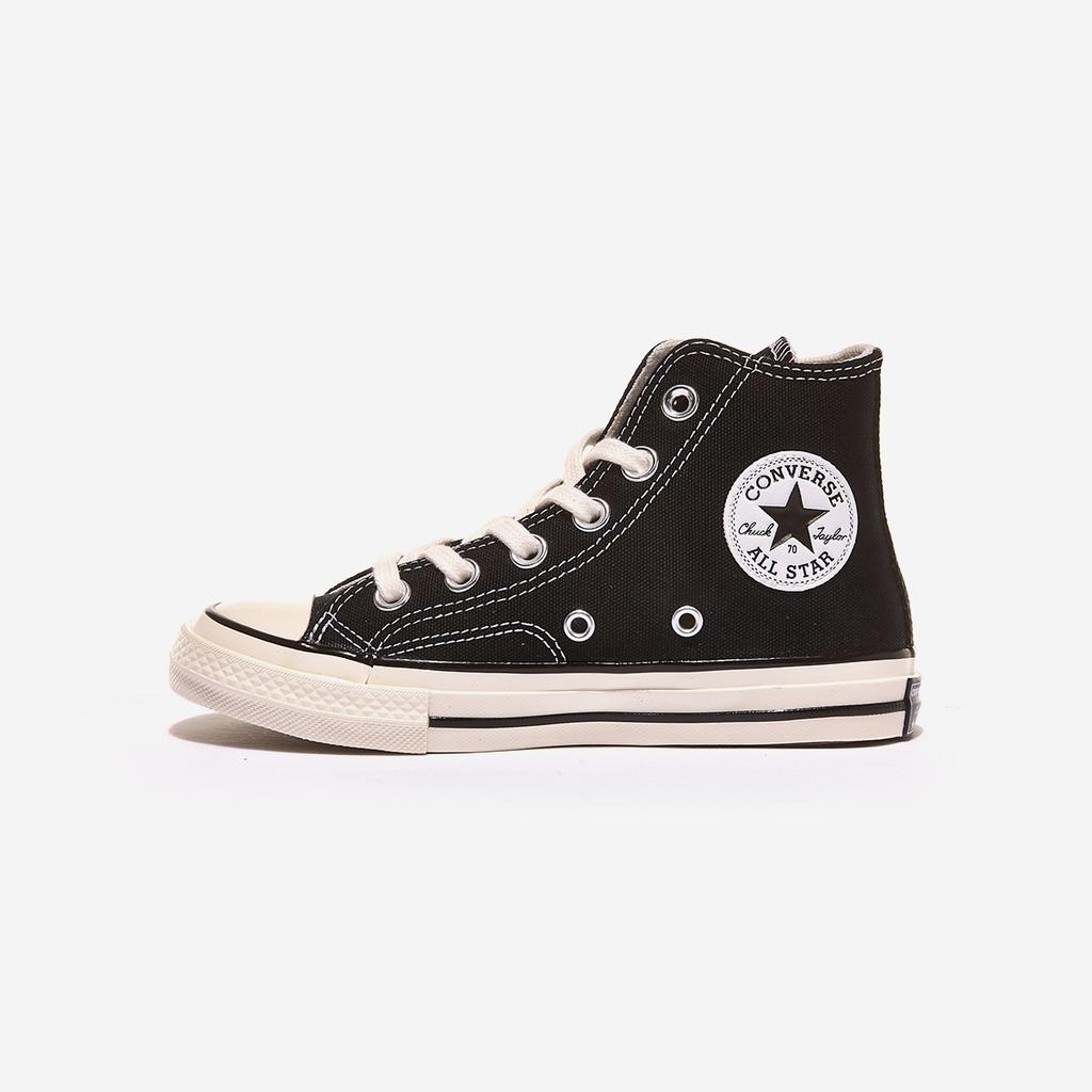 Converse Детские винтажные черные высокие кеды из канваса [368983C-BLACK/BLACK/EGRET]