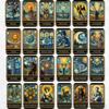 10.3*6cm Van Gogh Tarot Deck 78 Tarot Cards Illustration Divination Wisdom Oracle Cards