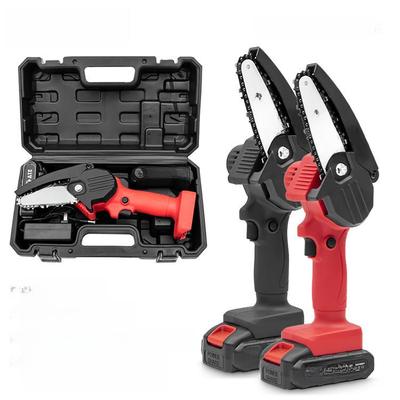 Беспроводная мини-электрическая цепная пила HiLDA, аккумуляторная одноручная пила для деревообработки и сада