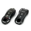 Carbon Grey Key Replacement Case for Porsche Cayenne Macan 718 911 Paramela Taycan