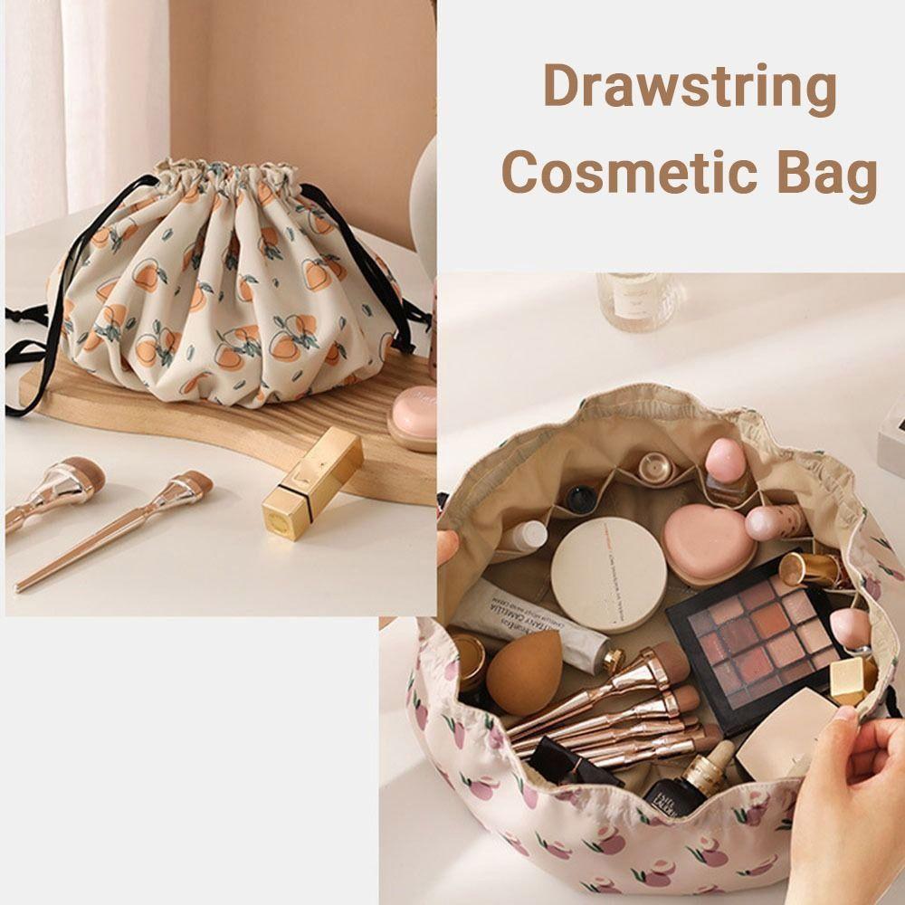 Drawstring Drawstring Makeup Bag Large Capacity Women's Wash Bag Convenient Cosmetic Bag  Daily Use