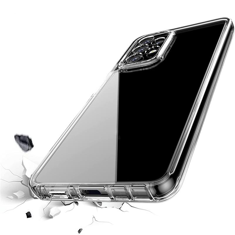 Двойной прозрачный силиконовый чехол на 360° для Samsung Galaxy A53 A73 A33 A22 A13 A52S A12 A51 S21 S22 Redmi Note 11 10C iPhone 13 12 11 Pro Max передняя задняя крышка