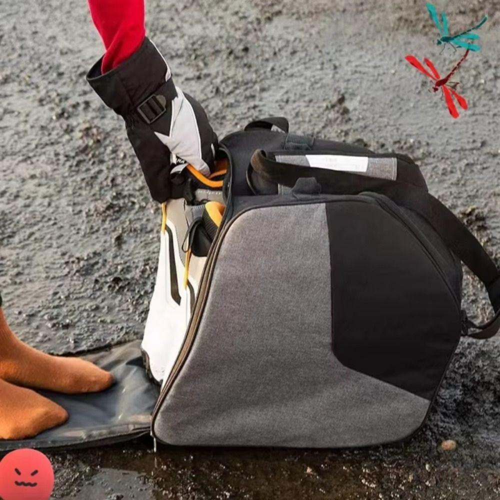 Shoes Gloves Ski Boot Bag Waterproof Ski Crossbody Bag Snowboarding Storage Bag Ski Pack