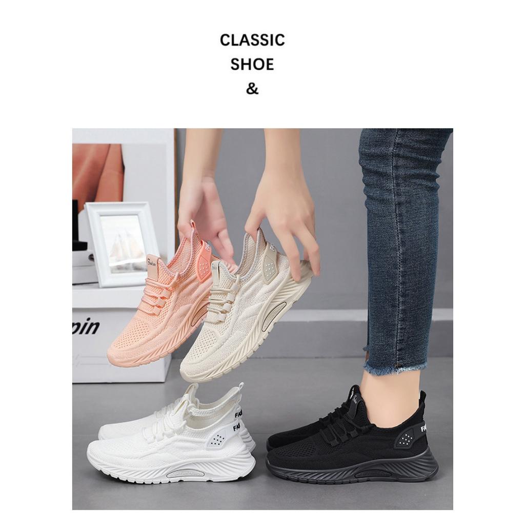 Женские летние летающие плетеные туфли, модная повседневная спортивная обувь, кроссовки с мягкой подошвой