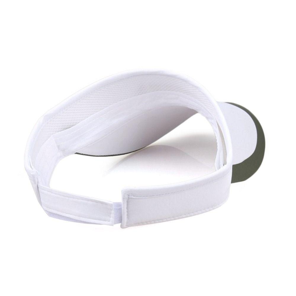Spring Summer Tennis Golf Running Top Empty Sun Cap Sun Protection Visor Sunscreen Hat Cotton