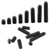 200pcs M3 Black Carbon Steel Socket Cup Point Grub Set Screw Assortment