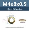 Yigu Durable Brass Flat Washers: M2-M12 Screws