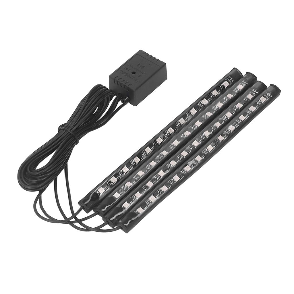 8 Color RGB Light 48 LEDs Light Strip Sound Control Lamp for Party Decoration Lighting DC5‑12V