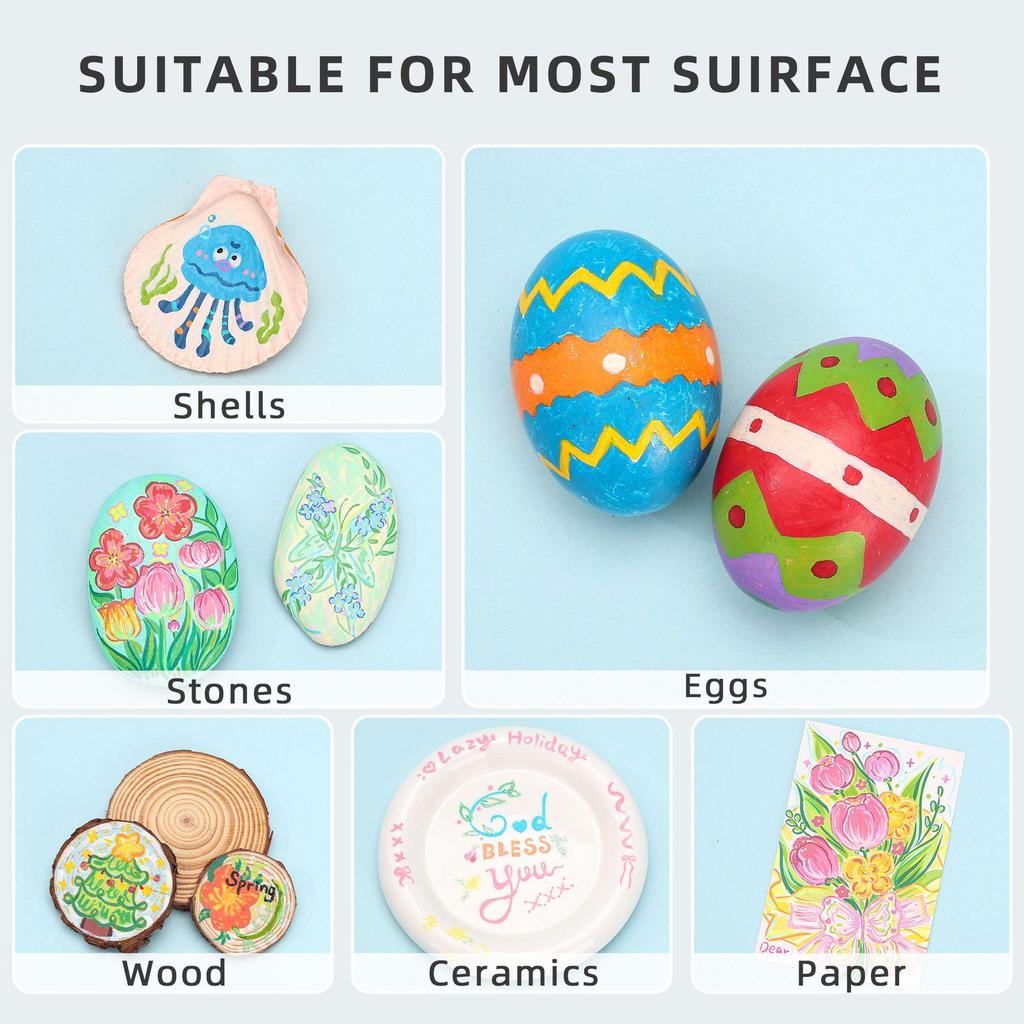 Набор акриловых маркеров Blue Fruit 240 цветов с мягким наконечником для студенческих граффити и рисования